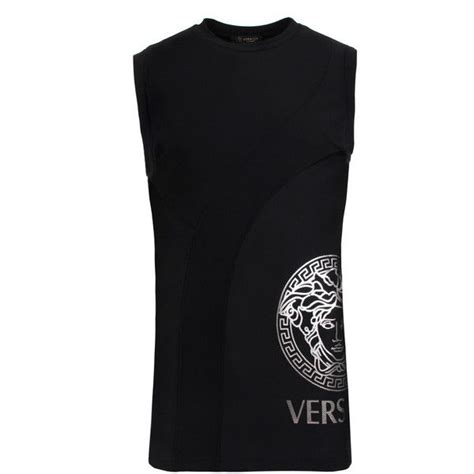 versace active elastic medusa canotta tank top 